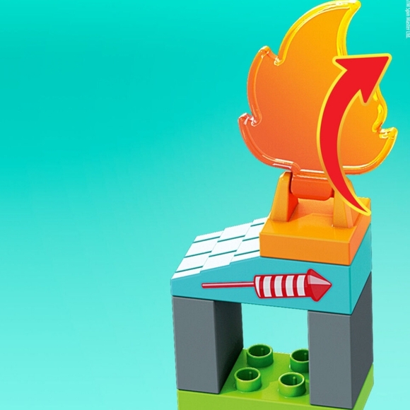 🚒 Mega Bloks PAW Patrol Marshall's City Fire Rescue - New in Box - Picture 8 of 11